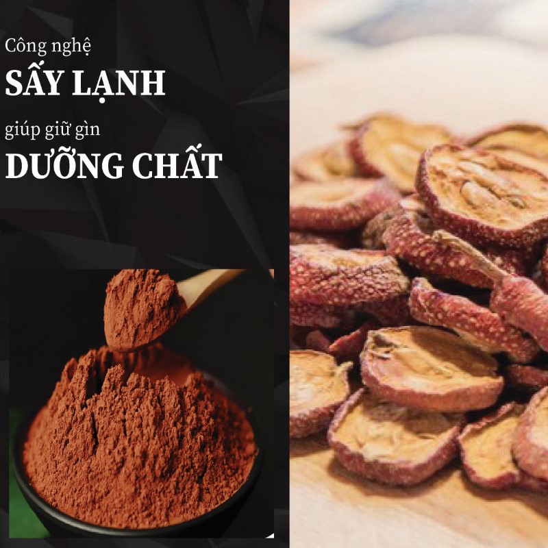 Túi 500g bột sơn tra táo mèo sấy khô giá rẻ