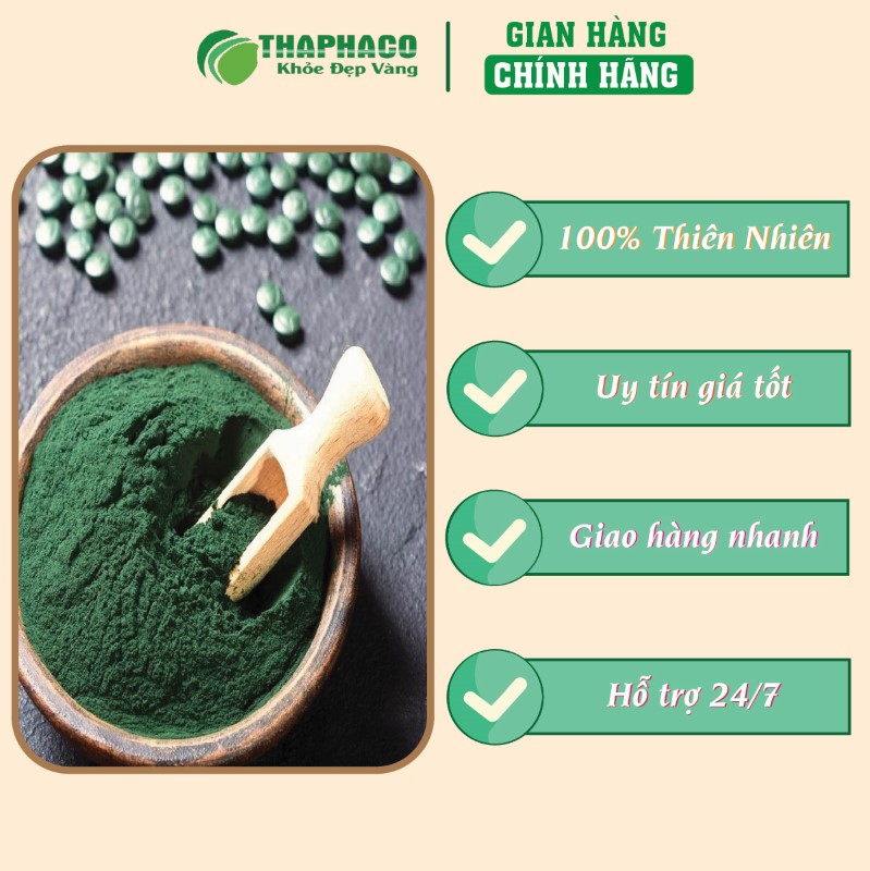 Địa chỉ bán lẻ túi 500g bột tảo xoắn sấy khô giá rẻ tại TP.HCM