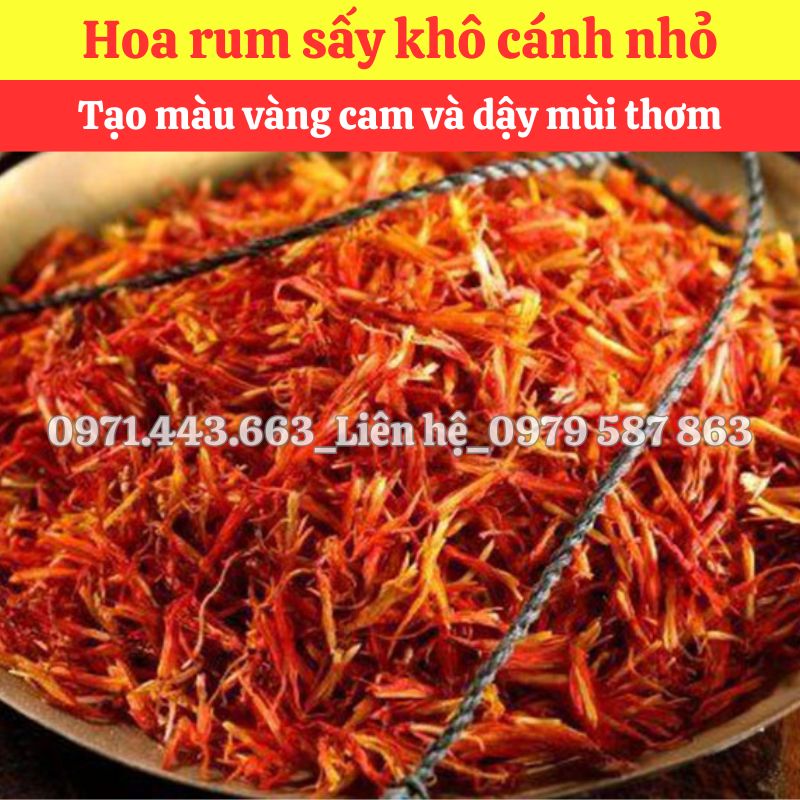Mua hoa rum nguyên liệu nấu sâm
