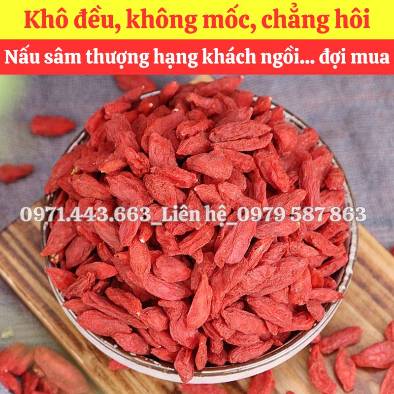 Kỷ tử nguyên liệu nấu sâm tại THAPHACO