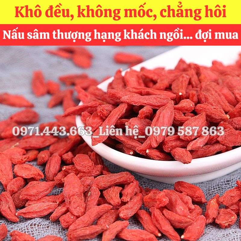 Giá bán sỉ Kỷ tử nguyên liệu nấu nước sâm tại TP.HCM