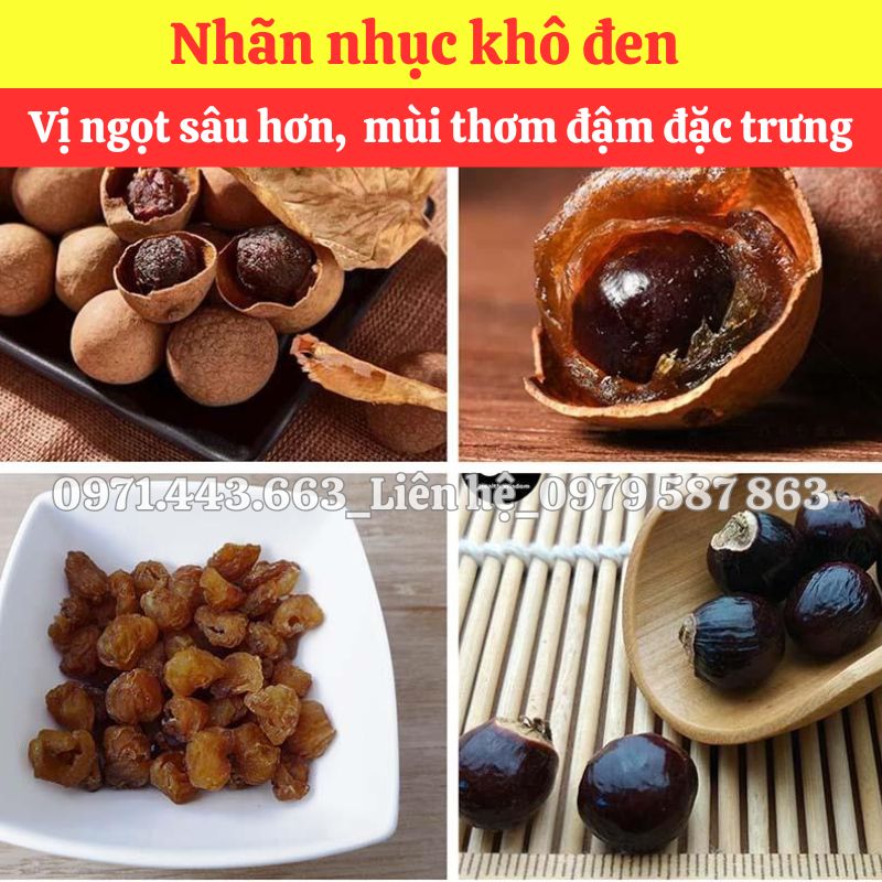 Nơi bán sỉ Nhãn nhục đen nguyên liệu nấu nước sâm tại TP.HCM