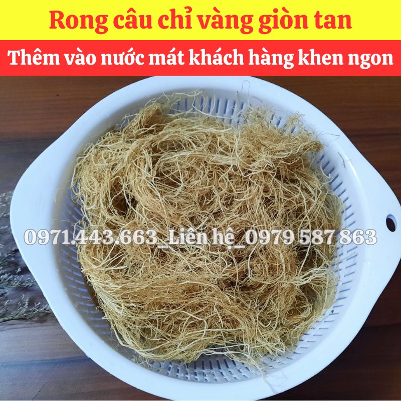 Giá bán sỉ Rong câu chỉ vàng nguyên liệu nấu nước sâm
