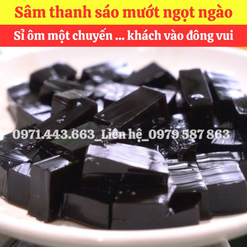 Địa chỉ bán sỉ Sương sáo nguyên liệu nấu nước sâm tại TP.HCM