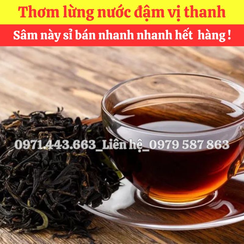 Trà đen nguyên liệu nấu nước sâm
