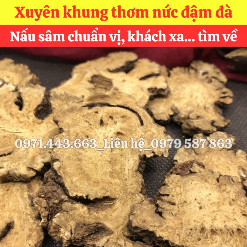 Xuyên khung nguyên liệu nấu nước sâm