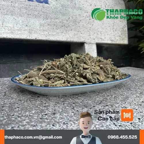Sản phẩm cây cối xay sấy khô đóng gói tại THAPHACO với tem nhãn rõ ràng