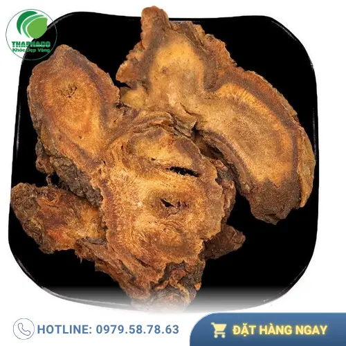 Hình ảnh rễ Đại Hoàng khô chất lượng cao THAPHACO