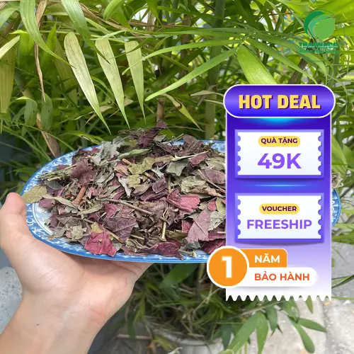 Lá Đơn Đỏ sấy khô tiện lợi túi 1kg ThaphaCo