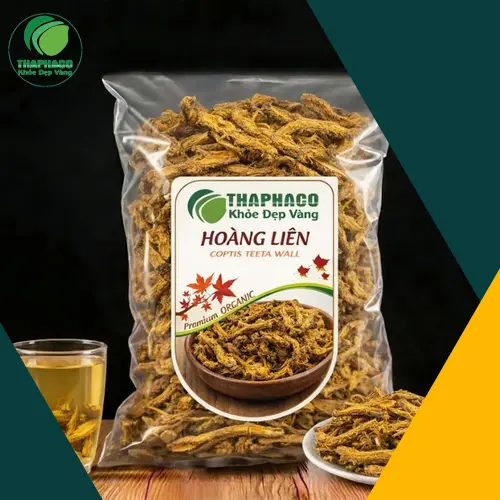 Gói Hoàng Liên sấy khô 1kg tiện lợi của Thaphaco