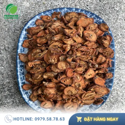 Sản phẩm táo mèo khô đóng gói của Thảo Dược THAPHACO