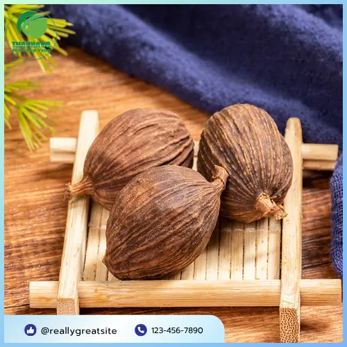 Thảo quả sấy khô THAPHACO nguyên trái, màu sắc tự nhiên