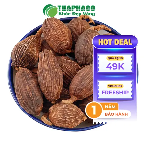 Cận cảnh hạt thảo quả sấy khô THAPHACO chất lượng tại TP.HCM