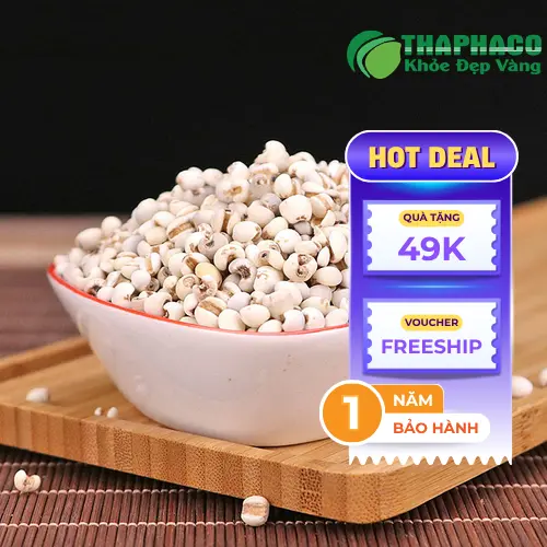 Hình ảnh hạt ý dĩ tự nhiên, nguyên chất từ Thaphaco