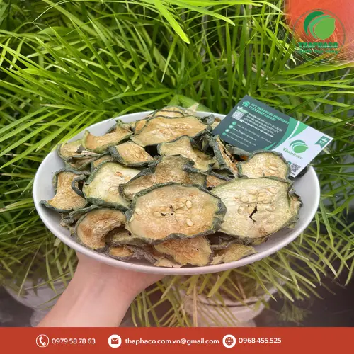 Bí đao tươi được sấy lạnh giữ nguyên dưỡng chất
