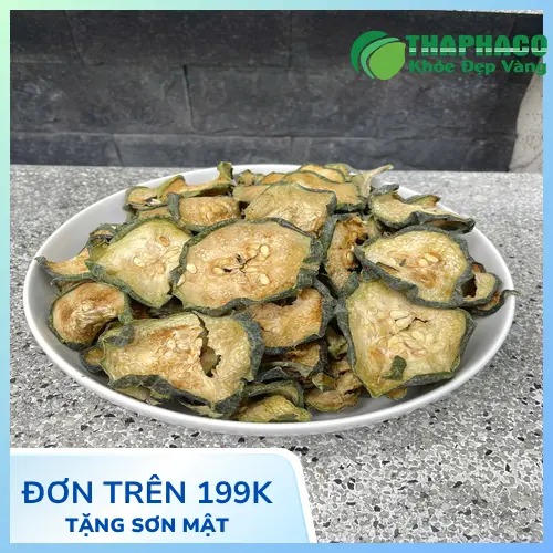 Bí đao sấy lạnh chất lượng tốt sẽ không có vị đắng gắt.