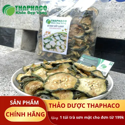 Bí đao sấy lạnh được chế biến từ bí đao tươi bằng công nghệ sấy lạnh giúp giữ trọn dưỡng chất.