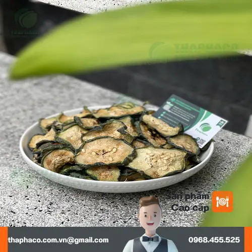 Lát bí đao sấy lạnh giữ nguyên màu sắc tự nhiên