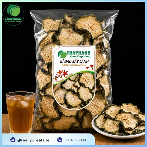 Thường xuyên uống trà bí đao sấy lạnh giúp cơ thể được thanh mát.
