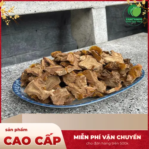 Cẩu tích khô đã được thái lát và đóng gói cẩn thận