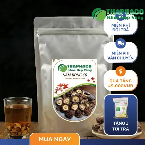 Nấm đông cô sấy khô chưa sơ chế