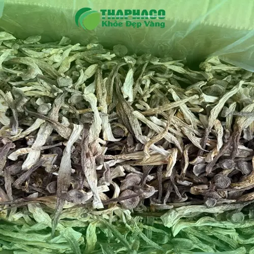 Món chay xào với nấm lộc nhung thơm ngon