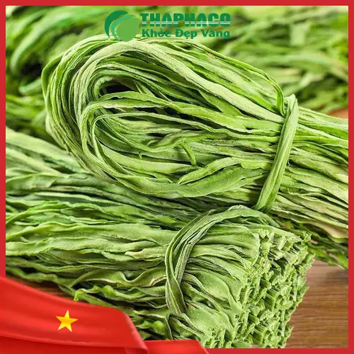 Cách sơ chế rau tiến vua khô