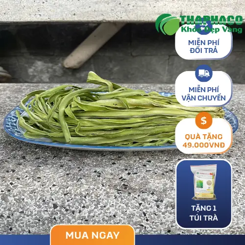 Rau tiến vua khô được sản xuất theo quy trình hiện đại tại THAPHACO