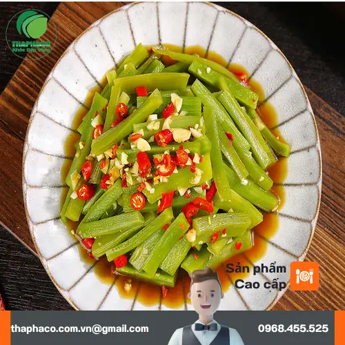 Rau tiến vua khô sau khi sơ chế, sẵn sàng chế biến món ngon