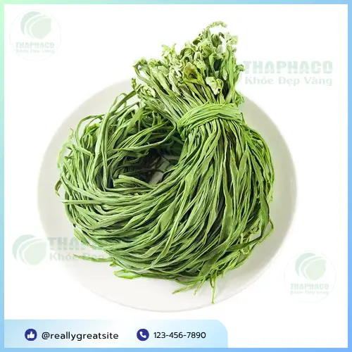 Bảo quản rau tiến vua khô đúng cách