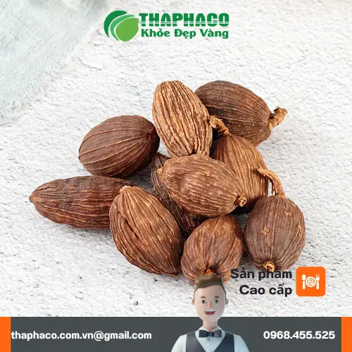 Hình ảnh thảo quả khô chất lượng cao từ Thảo Dược THAPHACO