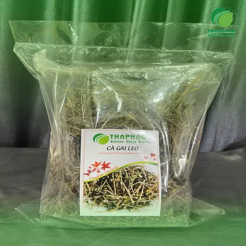 Cà gai leo khô đã được cắt nhỏ và sơ chế