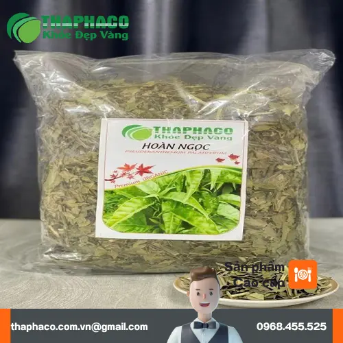 Cốc trà lá Hoàn Ngọc khô thơm ngon