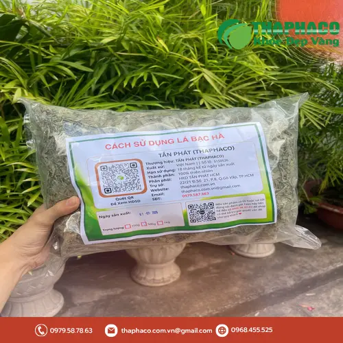Tách trà bạc hà nóng