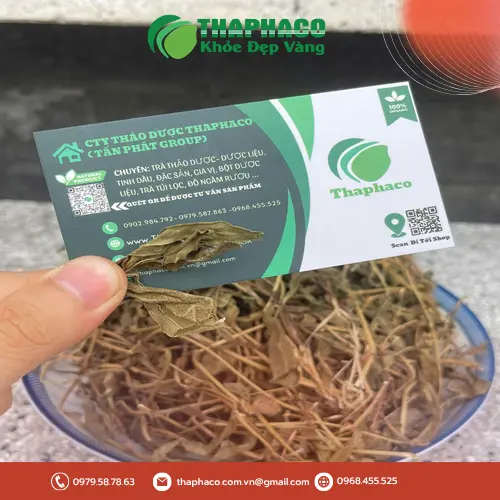 Bát nước sài đất đã sắc, thể hiện cách dùng phổ biến