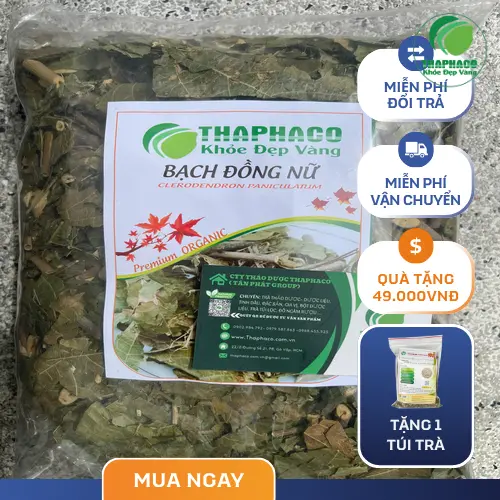 Nấu nước bạch đồng nữ khô để rửa ngoài da
