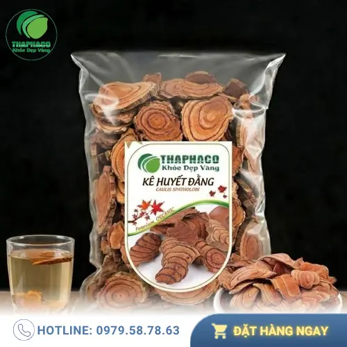 Hình ảnh thân cây Kê Huyết Đằng khô tự nhiên