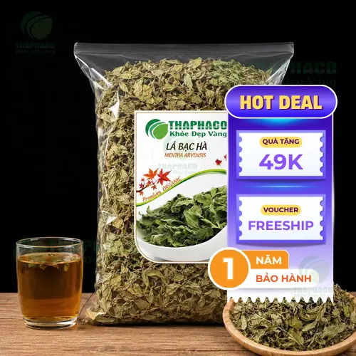 Lá bạc hà khô chất lượng tại THAPHACO