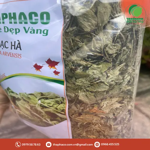 Hướng dẫn sử dụng lá bạc hà khô hiệu quả