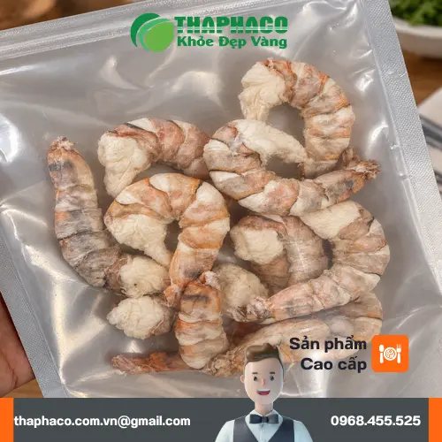 Tôm sấy thăng hoa chất lượng cao giữ trọn hương vị tự nhiên