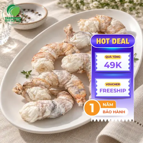 Tôm sấy thăng hoa chất lượng cao đóng gói sỉ tại TP.HCM