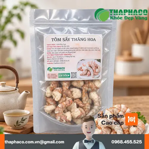 Quy trình sơ chế tôm sấy thăng hoa đơn giản
