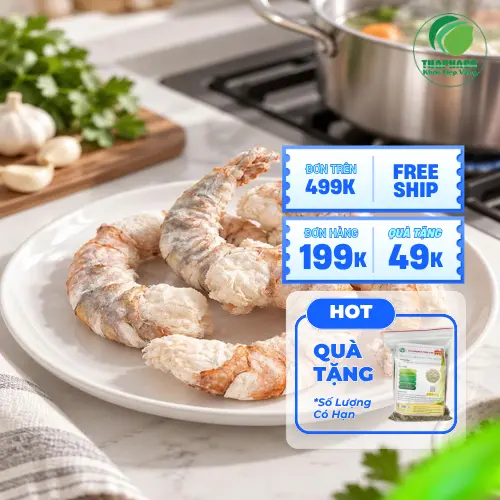 Sơ chế tôm sấy thăng hoa đúng cách trước khi nấu ăn