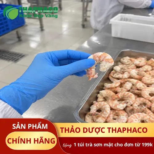 Sản phẩm tôm sấy thăng hoa đóng gói sỉ số lượng lớn