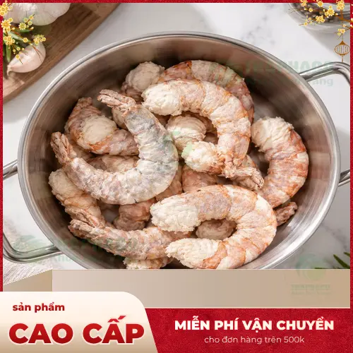Đóng gói và vận chuyển tôm sấy thăng hoa cho khách sỉ