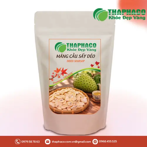 Mãng cầu sấy dẻo THAPHACO thơm ngon tự nhiên