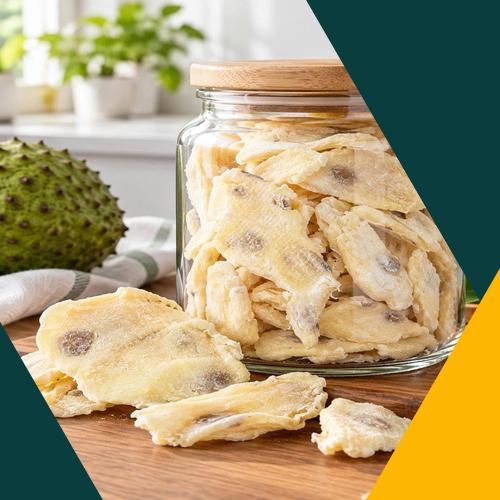 Sơ chế và chuẩn bị nguyên liệu làm mãng cầu sấy dẻo