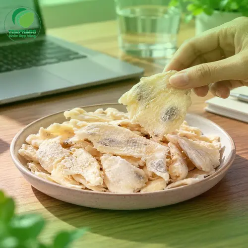 mãng cầu sấy dẻo món ăn vặt lành mạnh cho người tập luyện